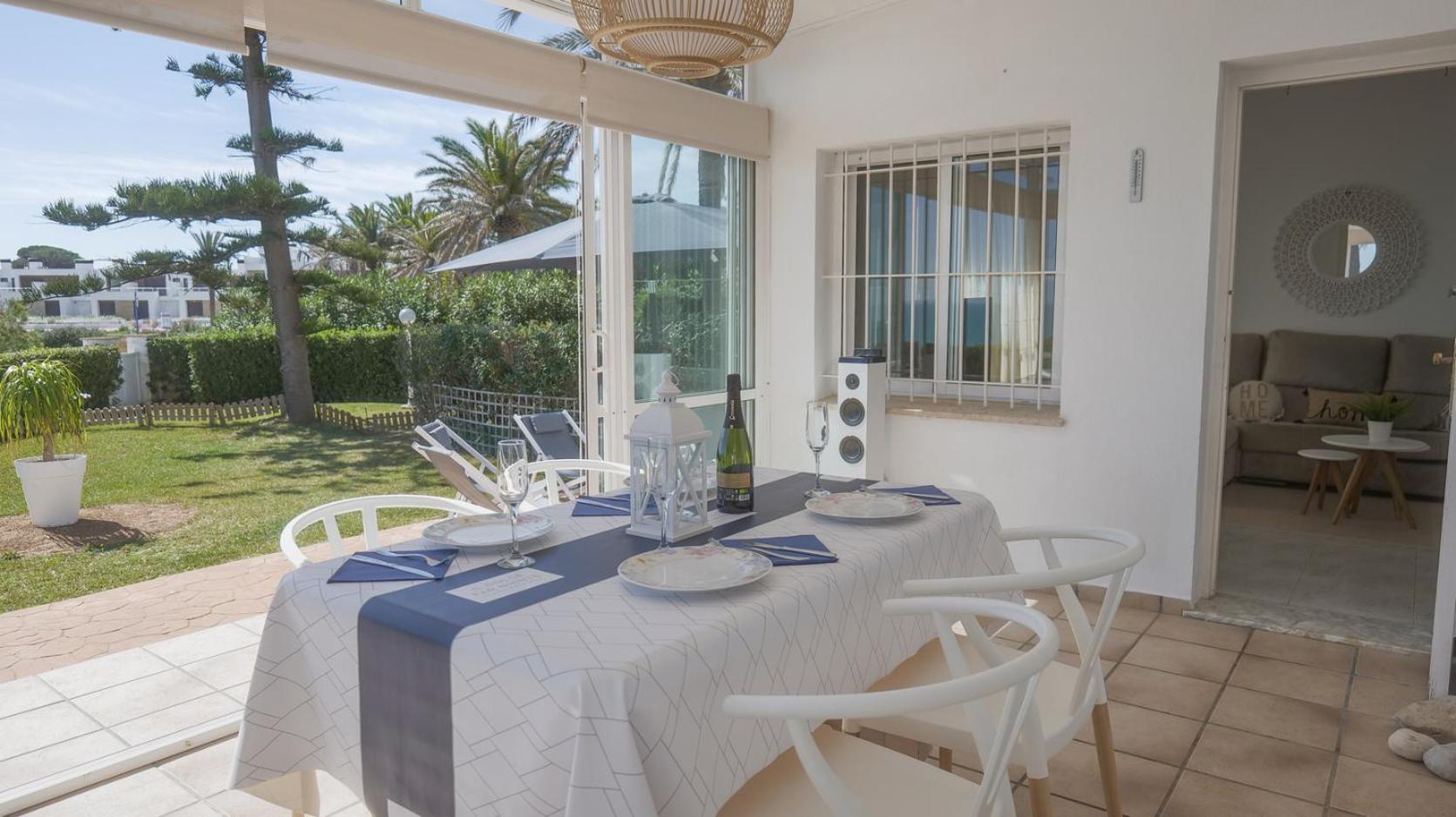 Casa Vesalia A 1A Linea De Mar Con Aa Y Wi-Fi. Villa Vinaros Exterior photo